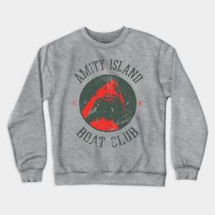 AMITY ISLAND - BOAT CLUB - SINCE 1975 Crewneck Sweatshirt